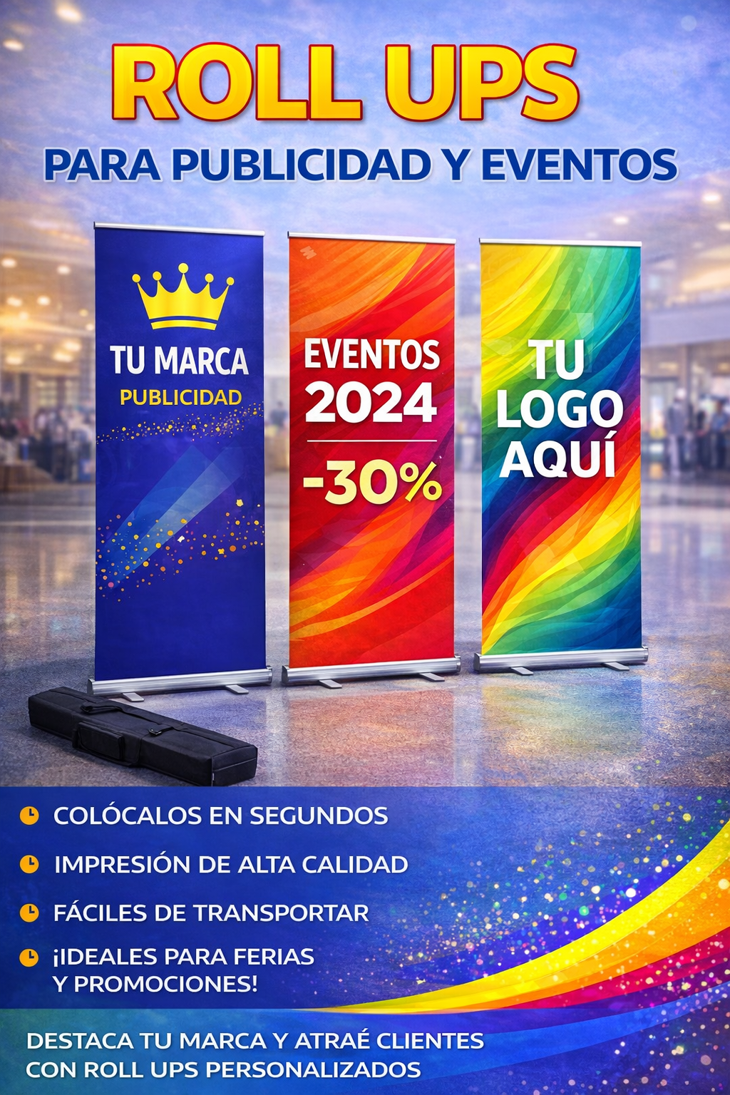 Roll Ups publicitarios personalizados